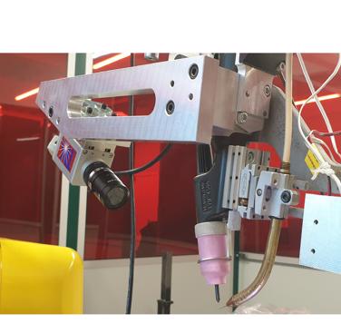 Figure 1: Camera system directed at the welding torch.